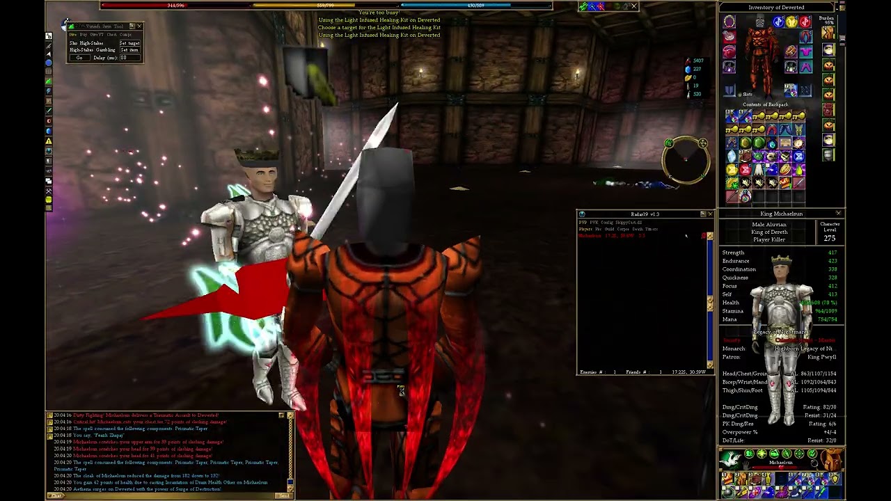 Michaelsun hiding and scripting LOL