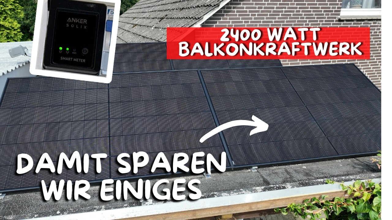 Intelligent Strom sparen💡Anker SOLIX Solarbank 2 Pro mit smarten Stromzähler im Test