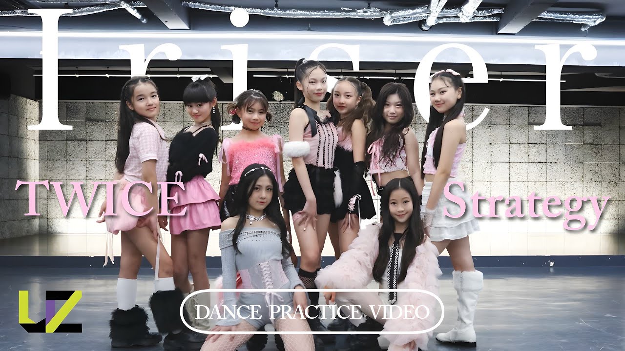 【Kids Girls UNIT Iriser】”TWICE / Strategy” Dance Practice Video Close-up Ver
