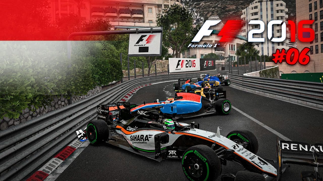 F1 2016 - GP DE MÔNACO #6 - CHUVA! SAFETY CAR! CARRO ANDANDO DE LADO!