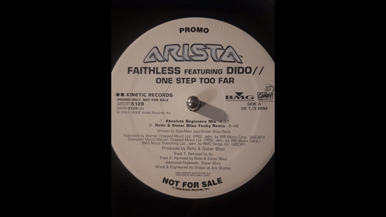 Faithless feat. Dido – One Step Too Far (Rollo & Sister Bliss Funky Remix)