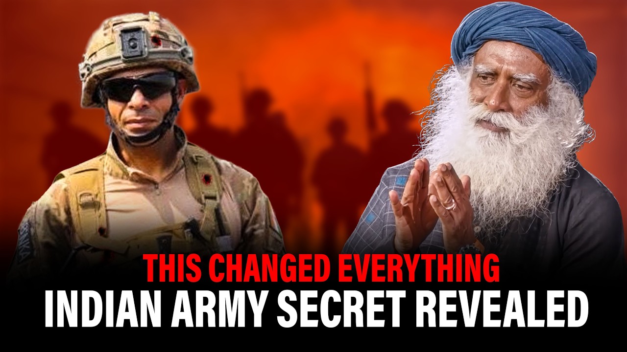 🔴LIVE | What This INDIAN ARMY OFFICER Told Sadhguru Will SHOCK EVERY INDIAN 🇮🇳