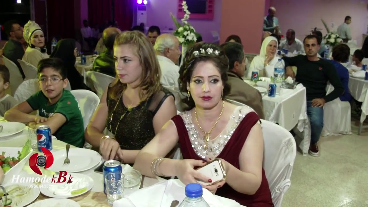 عرس اكراد عفرين . في صالة جين عفرين . تصوير حمودة كبك الفنان سمير ابراهيم