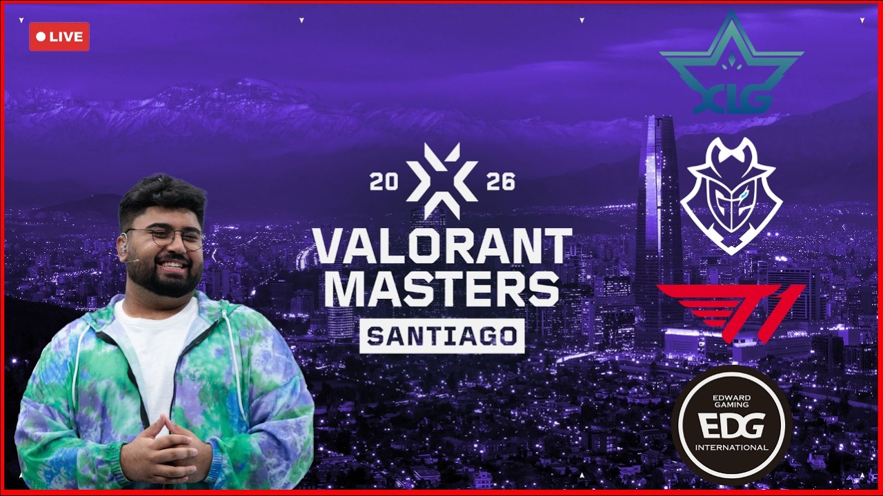 VCT Masters Santiago - EDG v. T1 // XLG v. G2 - #MastersCostream