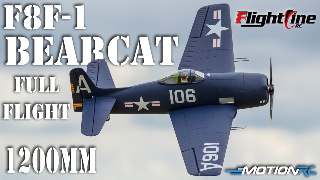 FlightLine F8F-1 Bearcat 1200mm Full Flight | Motion RC
