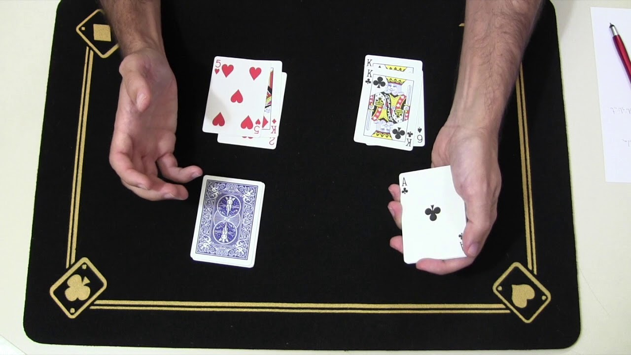 Truco de magia revelado - Carta roja, carta negra.