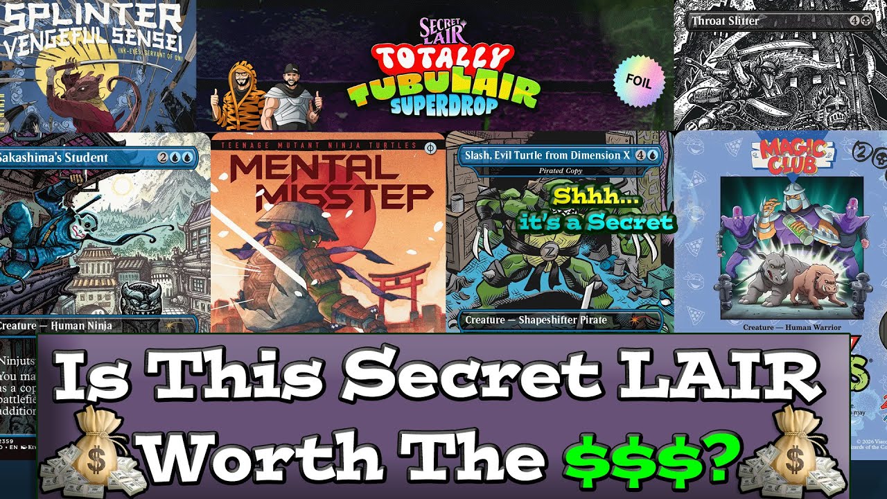 🐢 Teenage Mutant Ninja Turtles TMNT Secret Lair Superdrop 💸 | Worth Buying?! Is It Worth It?