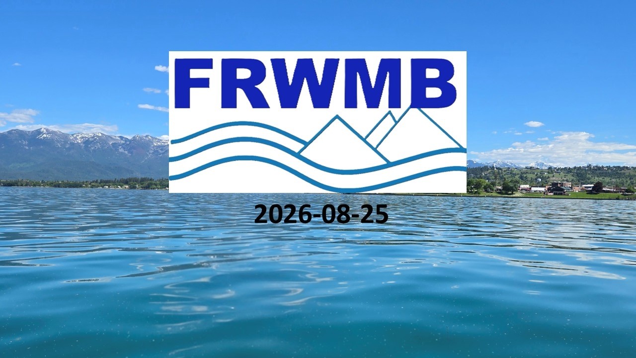 2026.08.25 FRWMB Meeting
