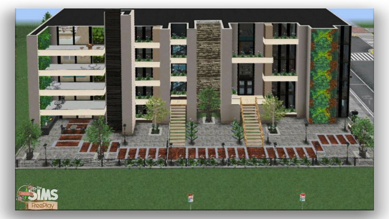 10 Apartments building |🏢| The Sims Freeplay
