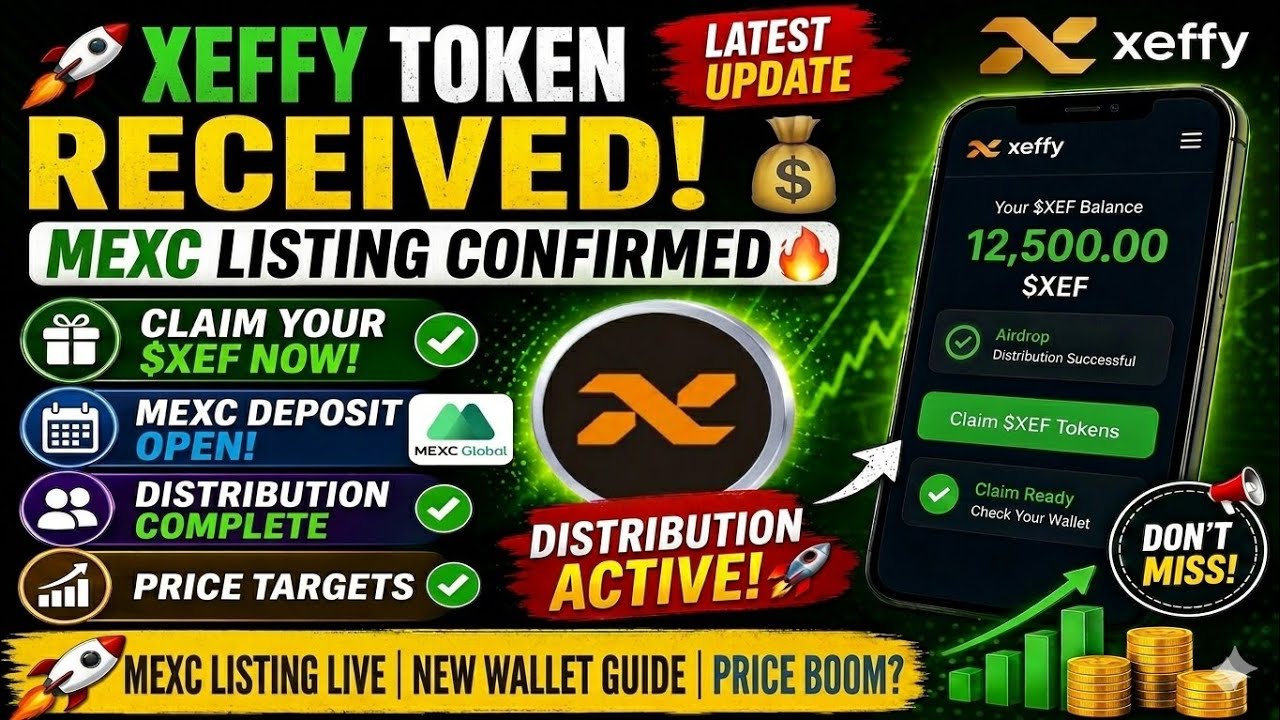 Xeffy Token Distribution Started? 💰 Claim Update |Xeffy Listing & Price Prediction 🔥 $XEF Token  