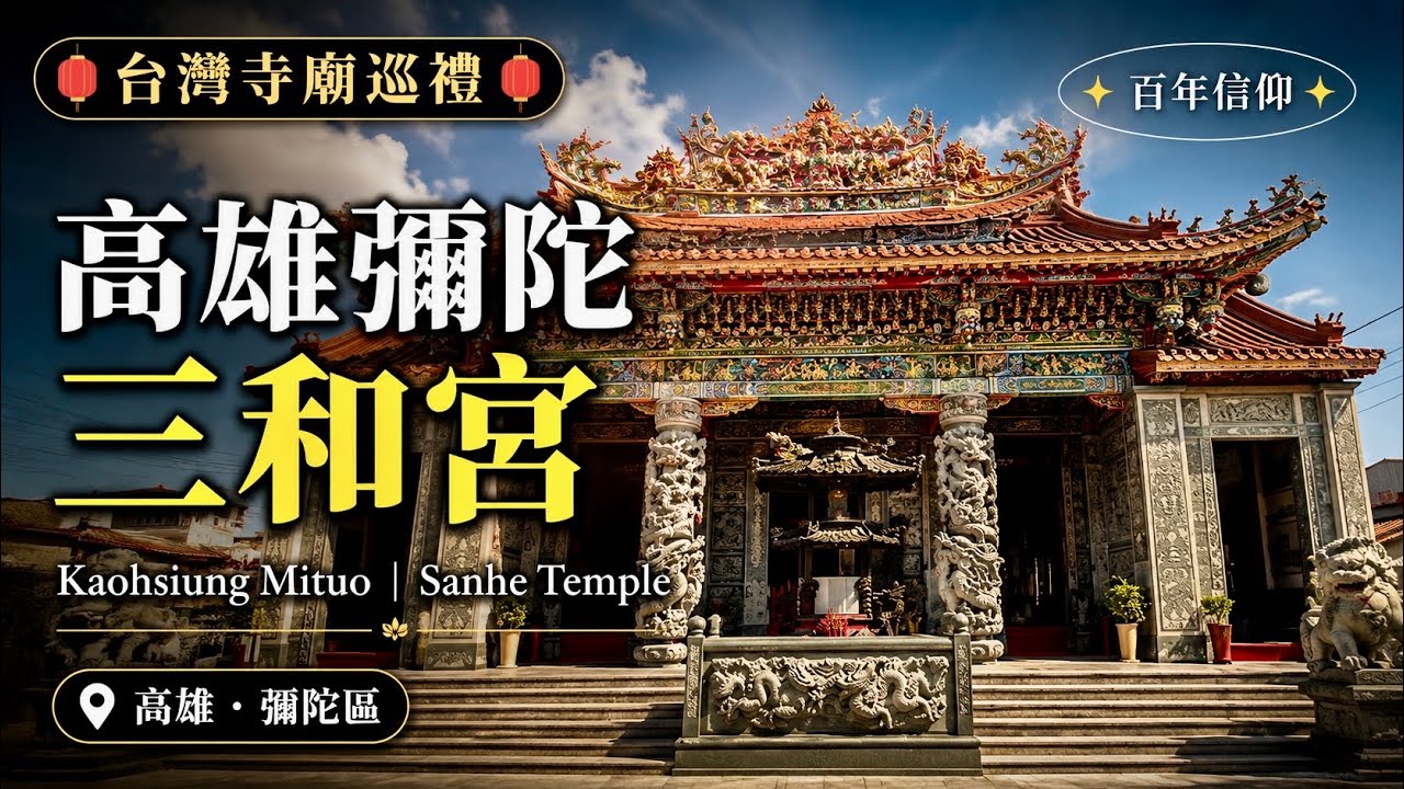 台灣寺廟巡禮｜高雄彌陀三和宮 Taiwan Temple Tour｜Sanhe Temple, Mituo District, Kaohsiung #taiwan #temple #kaohsiung