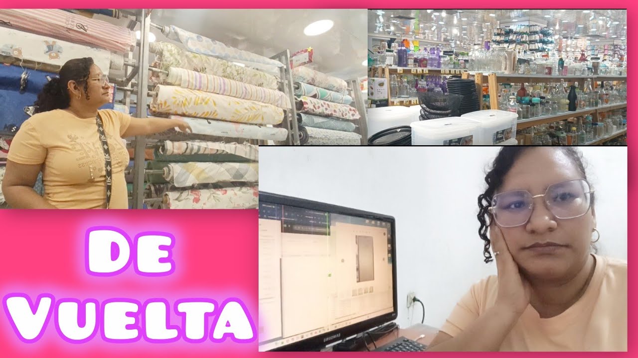 Cosas para el hogar, tela para mi cocina y  lo que me pasó está semana