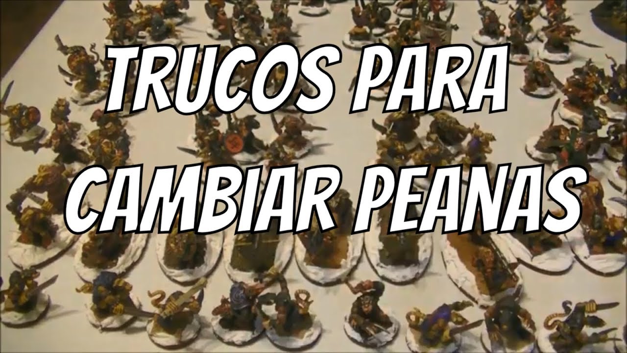 Trucos al Cambiar las Peanas