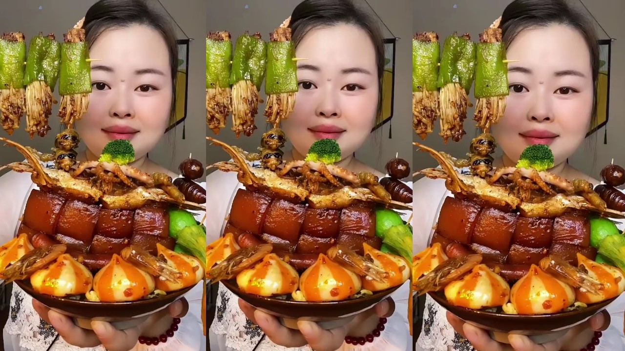 Let’s Eat Rural Food Braised Pork Tender Inside, Crispy Outside, Super Tasty