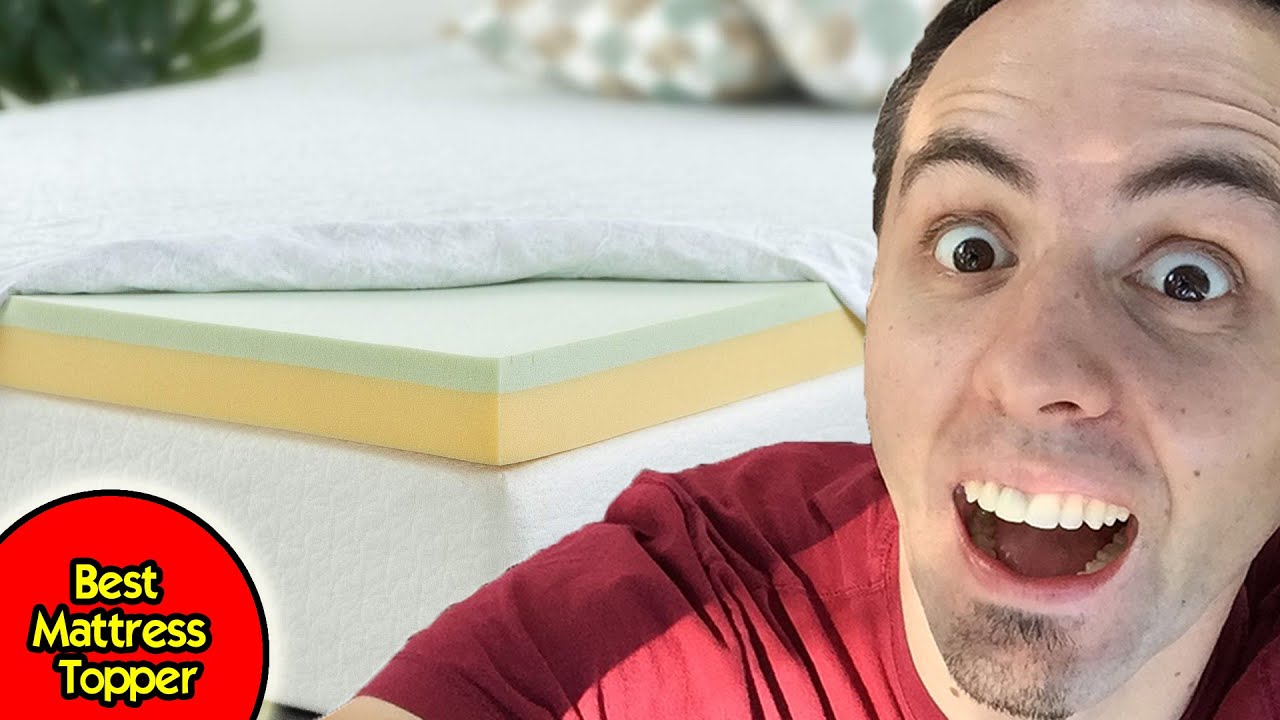 BEST MEMORY FOAM MATTRESS TOPPER IN A BOX? | Zinus Mattress Topper Unboxing & First Look Review