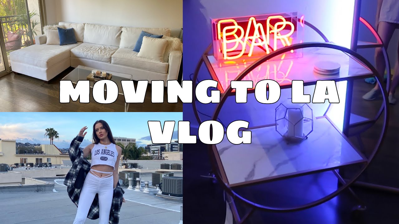 MOVING TO LA VLOG || moving into my *dream* LA apartment