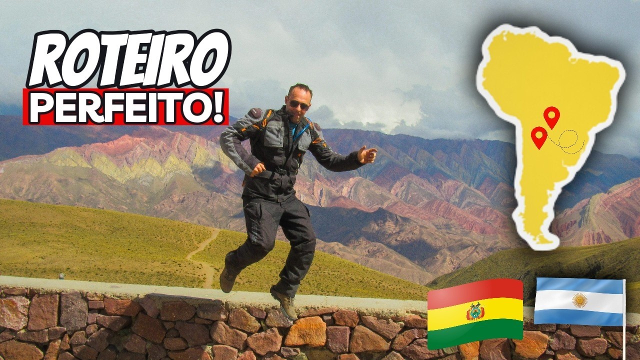 O que você NÃO PODE perder! Do Norte da Argentina ao Salar de Uyuni! | Viagem de moto completa!