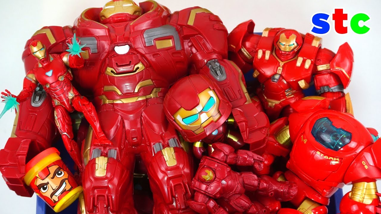 Caja GIGANTE de Juguetes de IRONMAN Colección Completa de IRON MAN