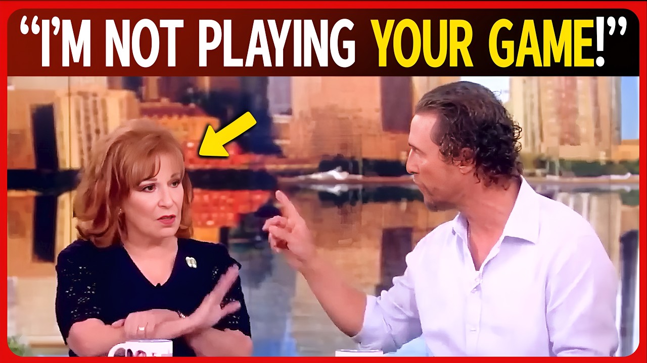 AWKWARD! Matthew McConaughey SHUTS UP Joy Behar For Stupid Question