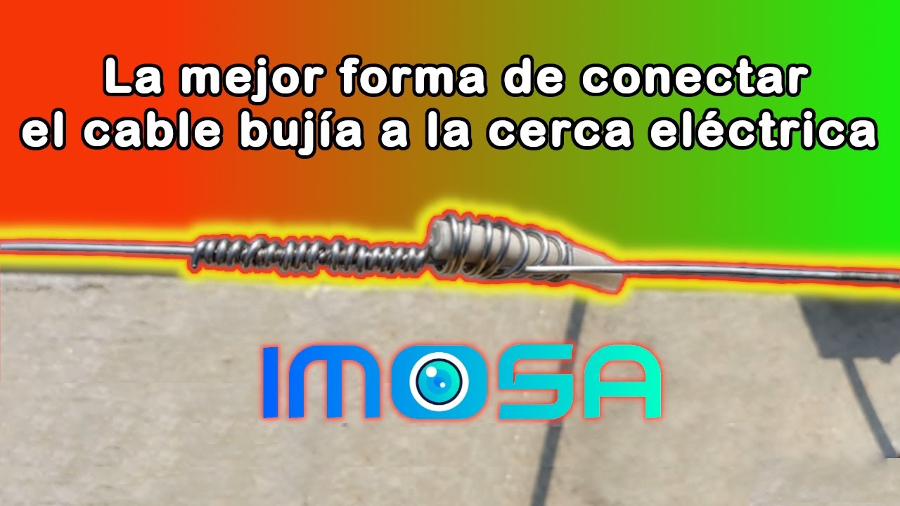 La mejor forma de conectar el cable bujía a la cerca eléctrica