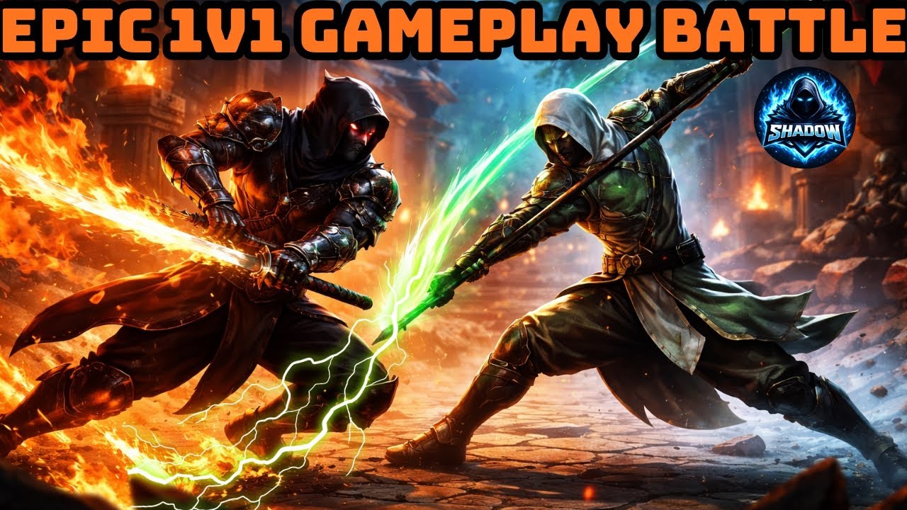Shadow Fight 4 Intense 1v1 Match | Who Wins This Duel? 