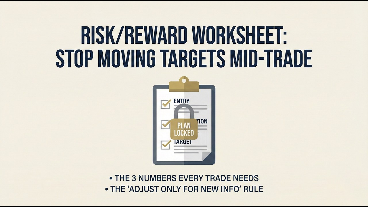 The 3 Numbers Every Trade Needs (Entry, Invalidation, Target): Risk/Reward Strategy Full Guide