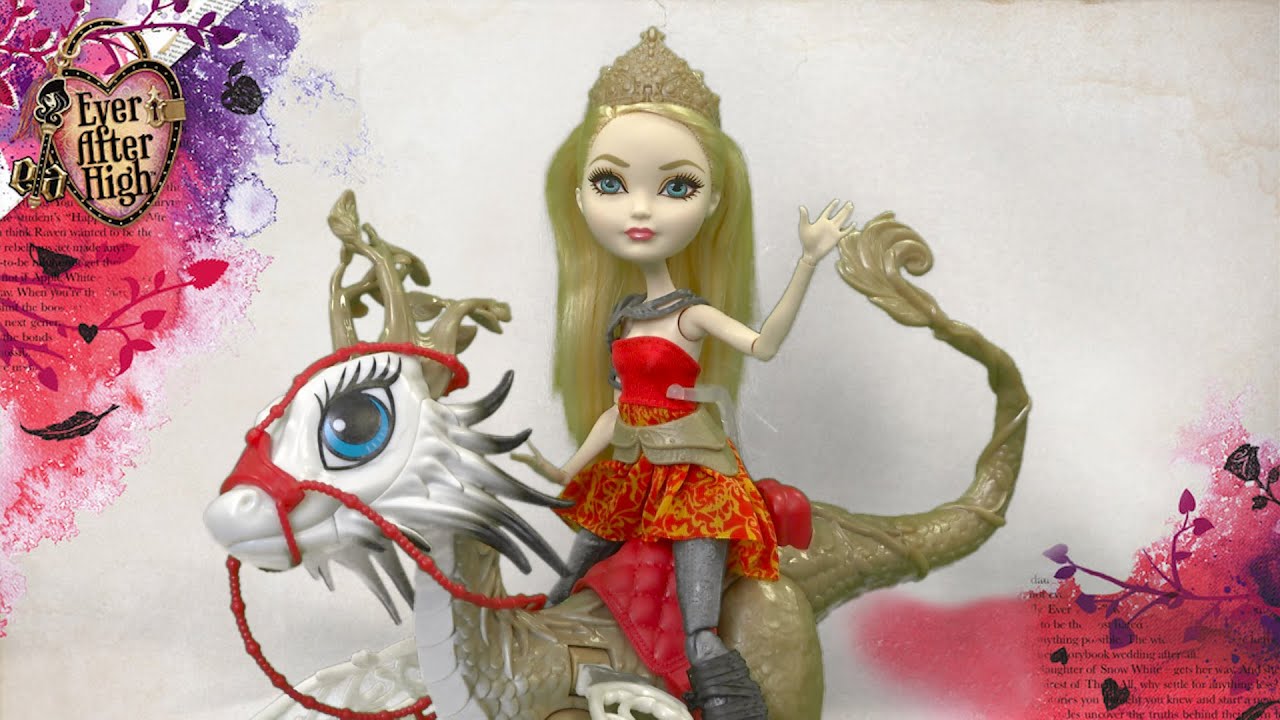 Ever After High Dragon Games Apple White Dragonrider from Mattel