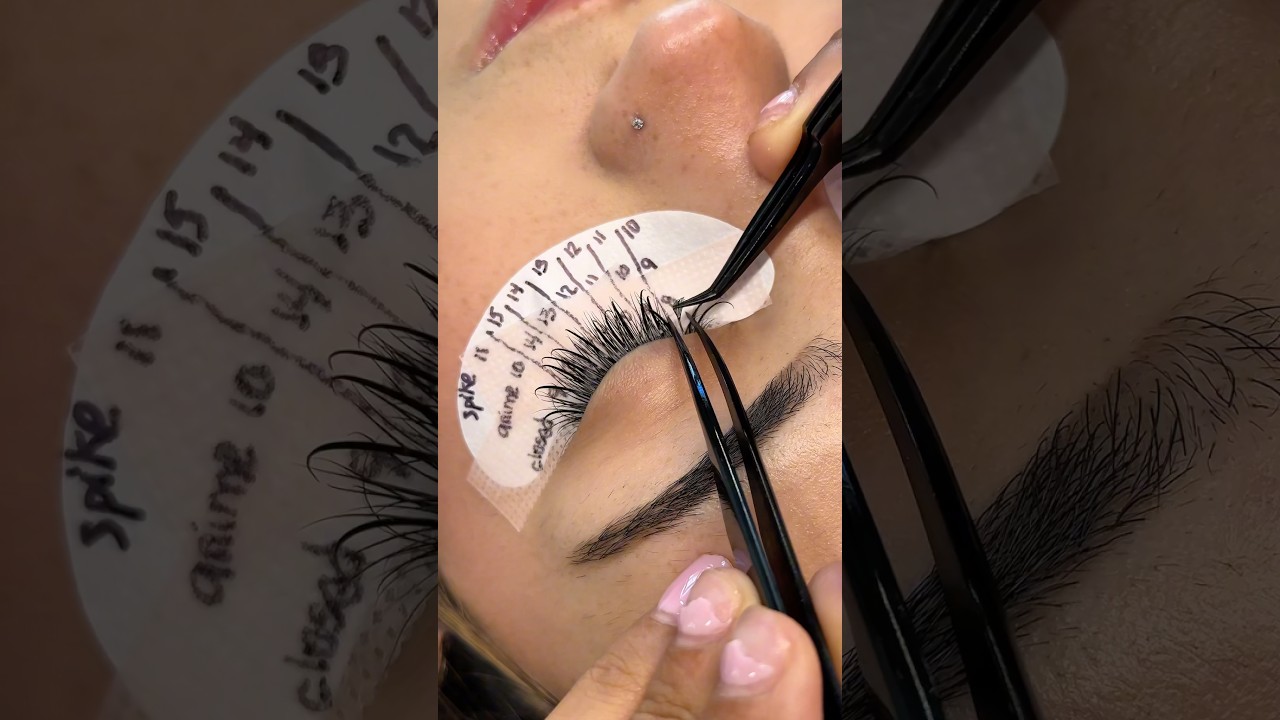 Lash with me using Promade Spikes, Anime Spikes, and Closed Fan Spikes! ❤️&zwj;🔥
