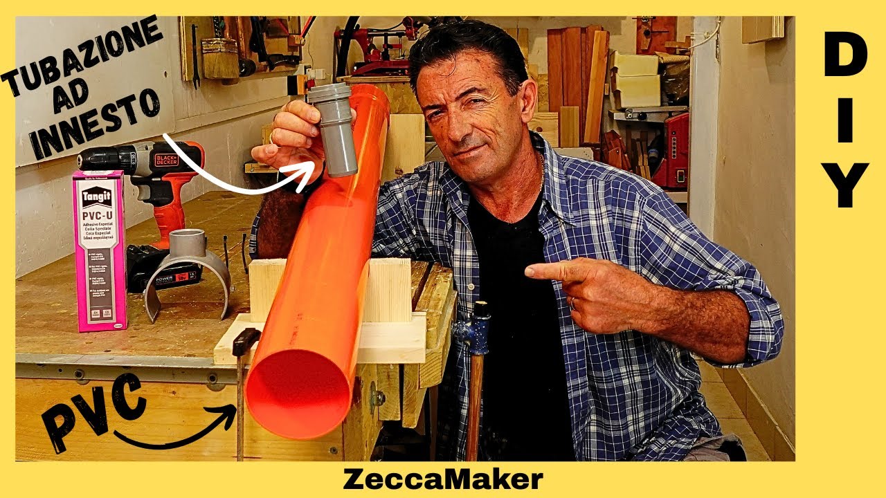 Come Creare un nuovo scarico su TUBO in PVC