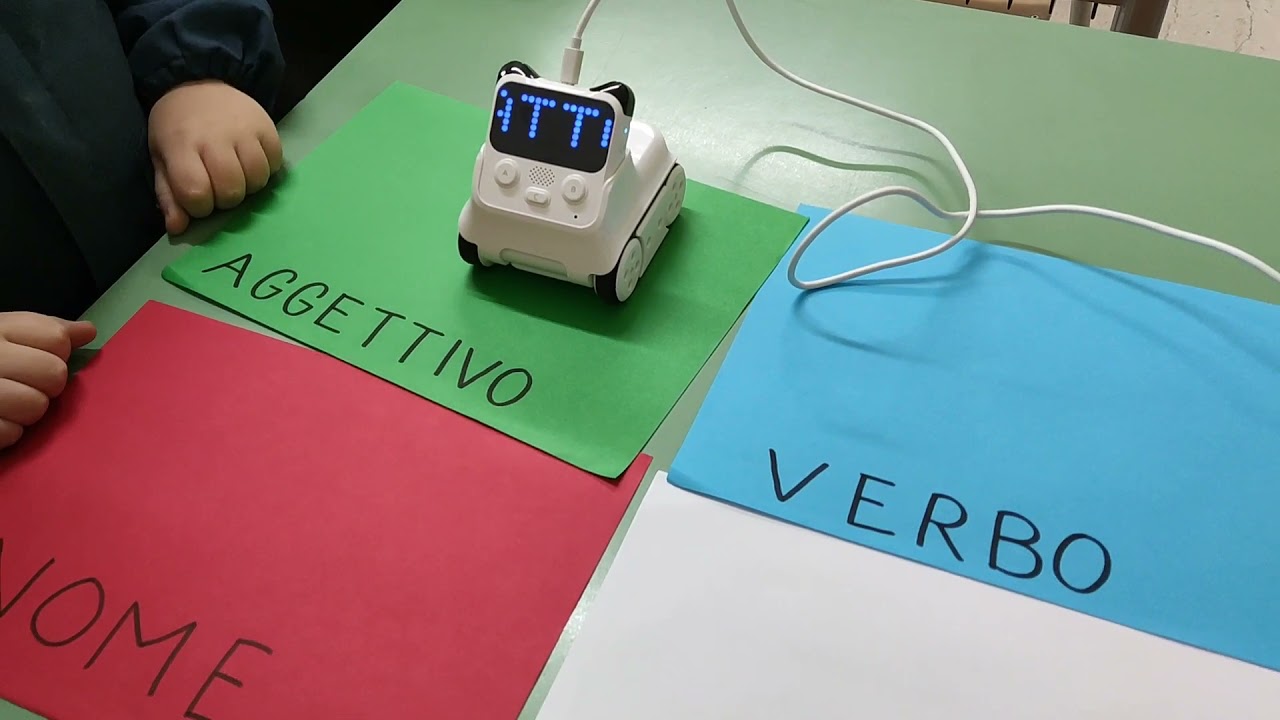 Prof. GRAMMATICUS! Ripassiamo la grammatica con Codey Rocky. IoT e materie di studio.