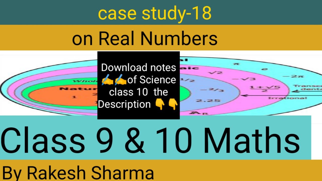 Case study based questions class 10 |case study based on Real numbers | cbse class 10 Maths |