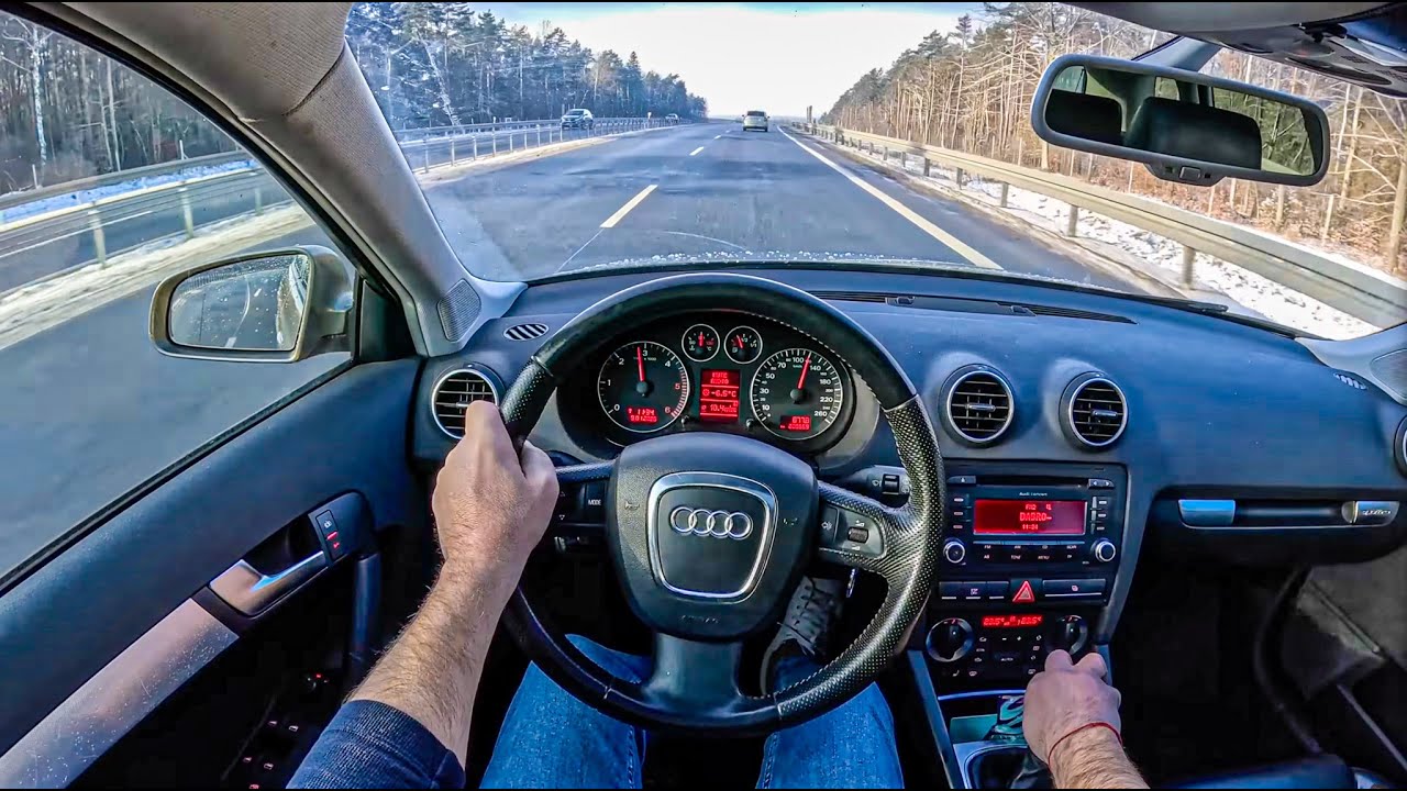 2008 Audi A3  | 2.0 TDI quattro 170 HP | POV Test Drive