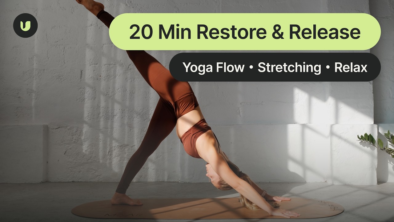 20 MIN RESTORE & RELEASE | Gentle End of Day Yoga Practice