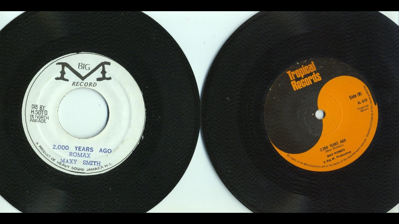 Max Romeo - 'Red House' & '2000 Years Ago' & 'Version' - Tropical Records & Big M Records - 1975