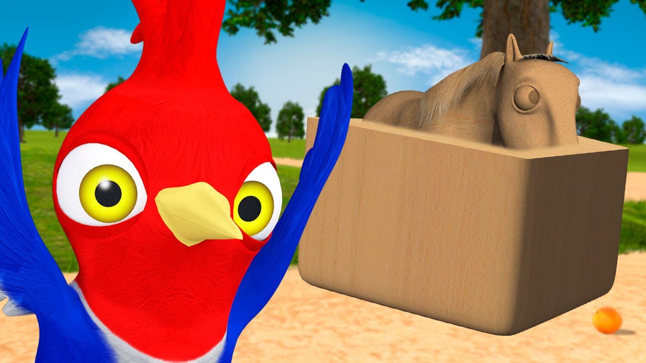 Guess the Farm Animals with Woodpecker | Let's Play Kingdom
