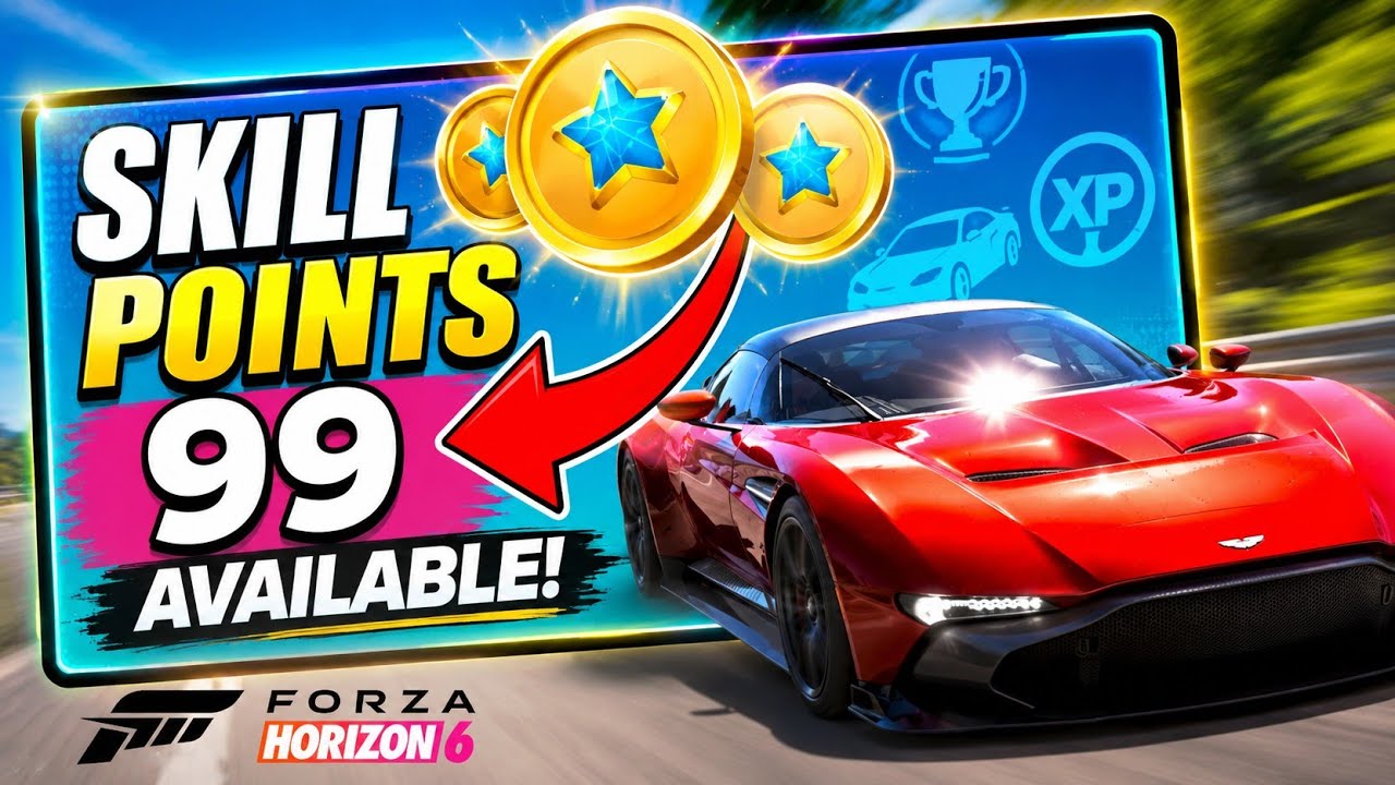 Самый быстрый способ прокачки очков навыков в Forza Horizon 6! Руководство по неограниченному опы...
