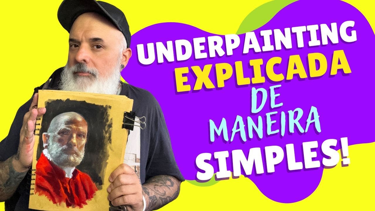 Underpainting com tinta acrílica! Duvido não aprender desse jeito!