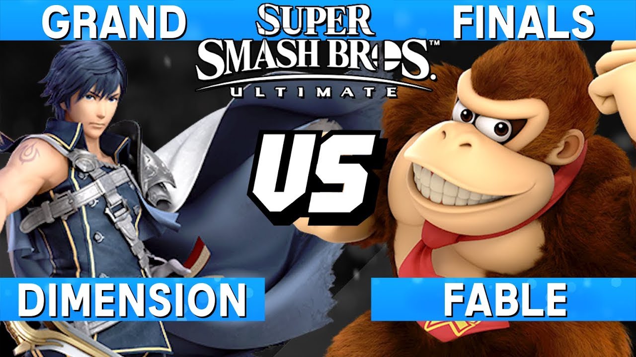 Smash Ultimate Tournament Grand Finals - Fable (Donkey Kong) vs Dimension (Chrom) - S@LT 168