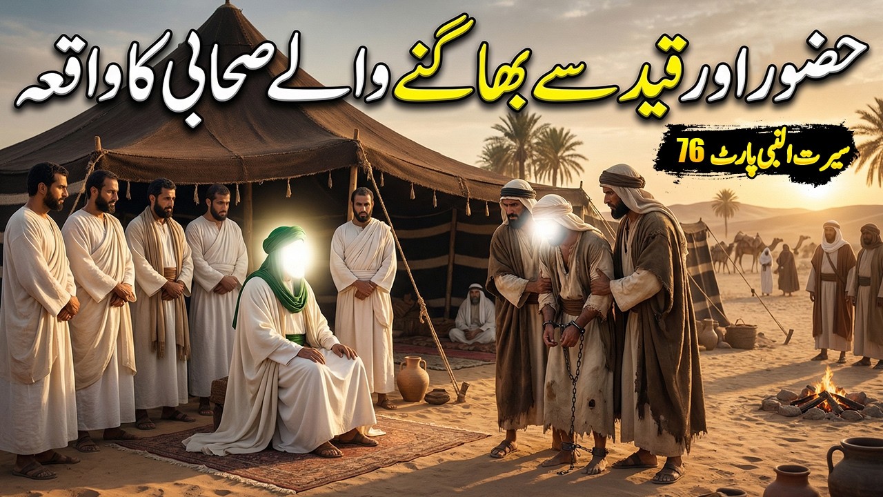Hazoor saw aur Qaid Se Bhaagne Wale Sahabi Ka Waqiya | Seerat Un Nabi Part-76 | Islamic LifeCycle