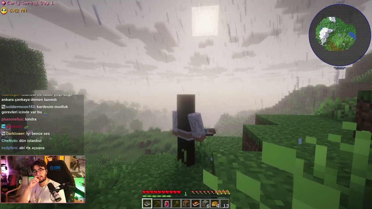 Videoyun Minecraft Sunlit Valley Modunu oynuyor #1 [25/10/2025]