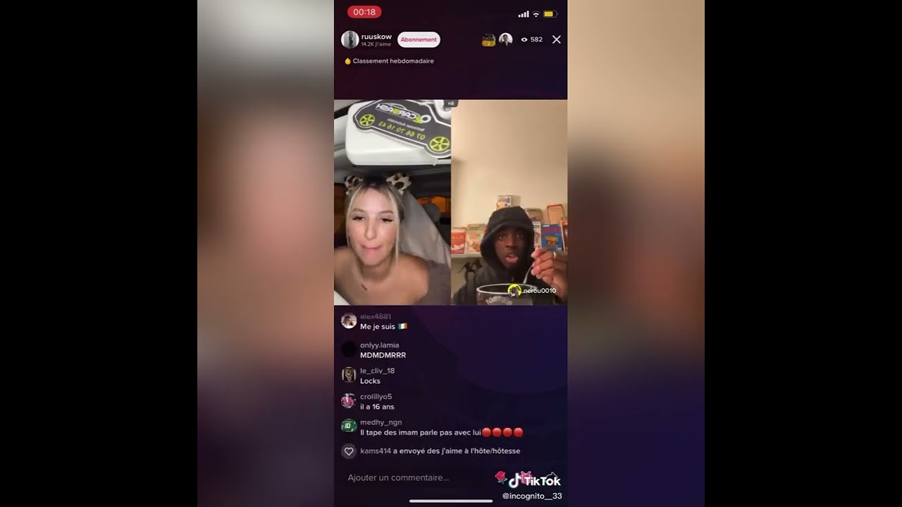 Nerou live (tiktok story)