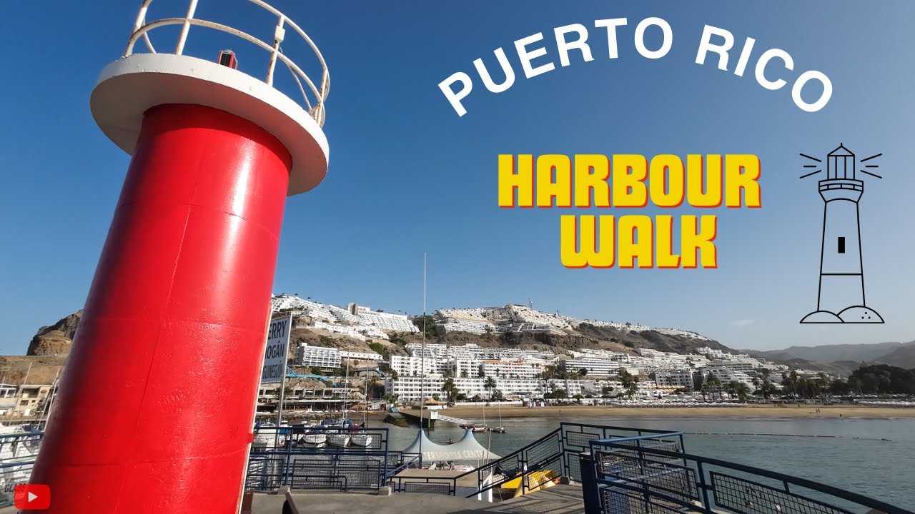 Puerto Rico Harbour and Beach Walk
