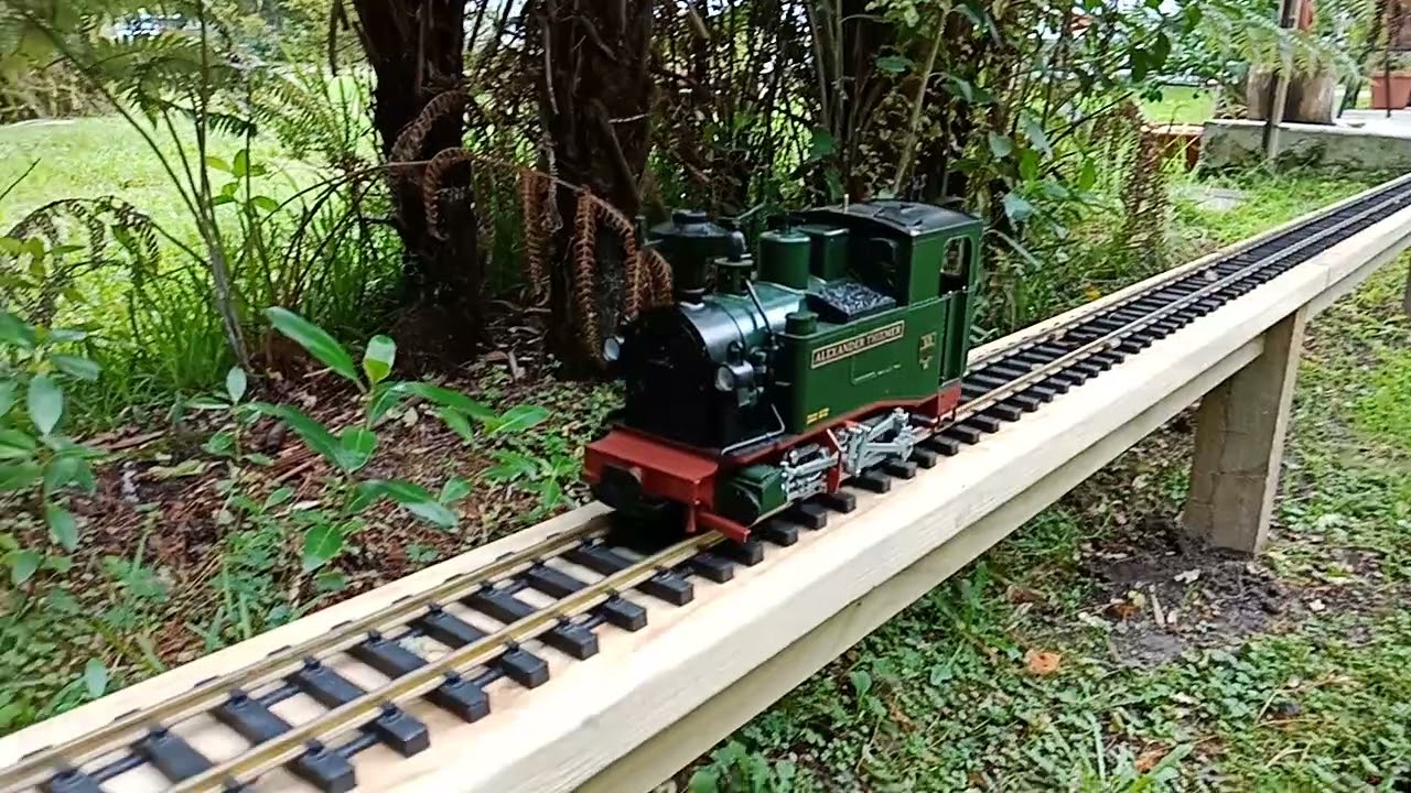 LGB Alexander Thiemer & Spreewald Locomotives on the Garden Railroad