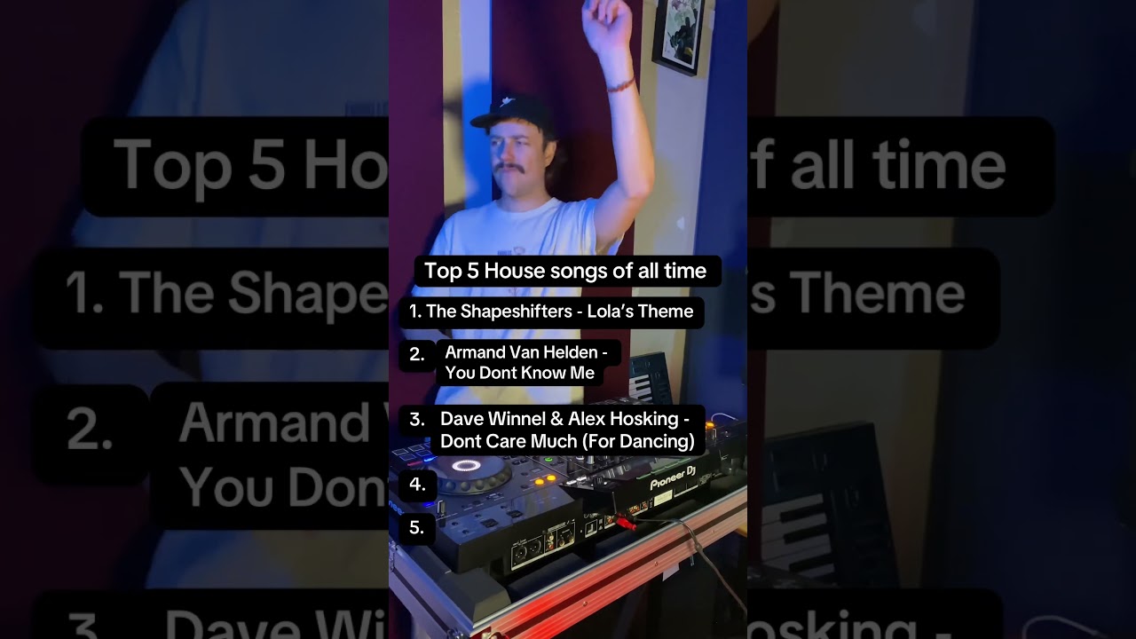 Top 5 House Music songs of all time! #dj #housemusic