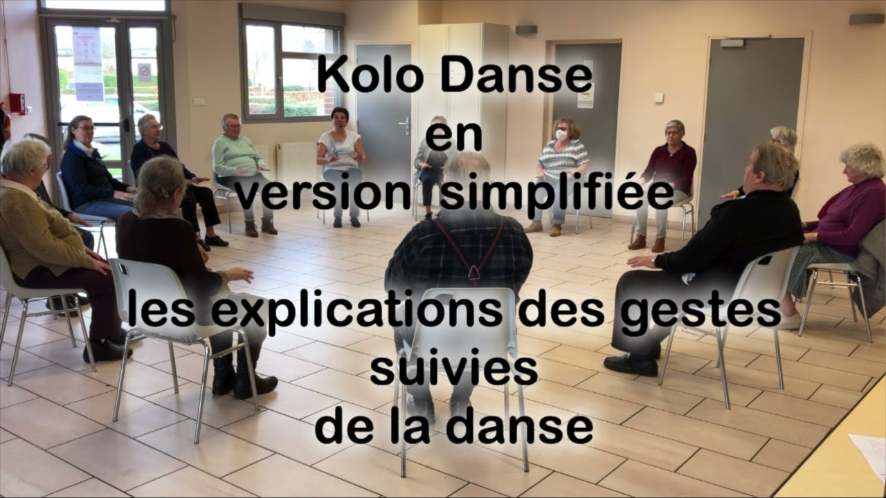 Danse en position assise : Kolo danse -  Talmas 2022
