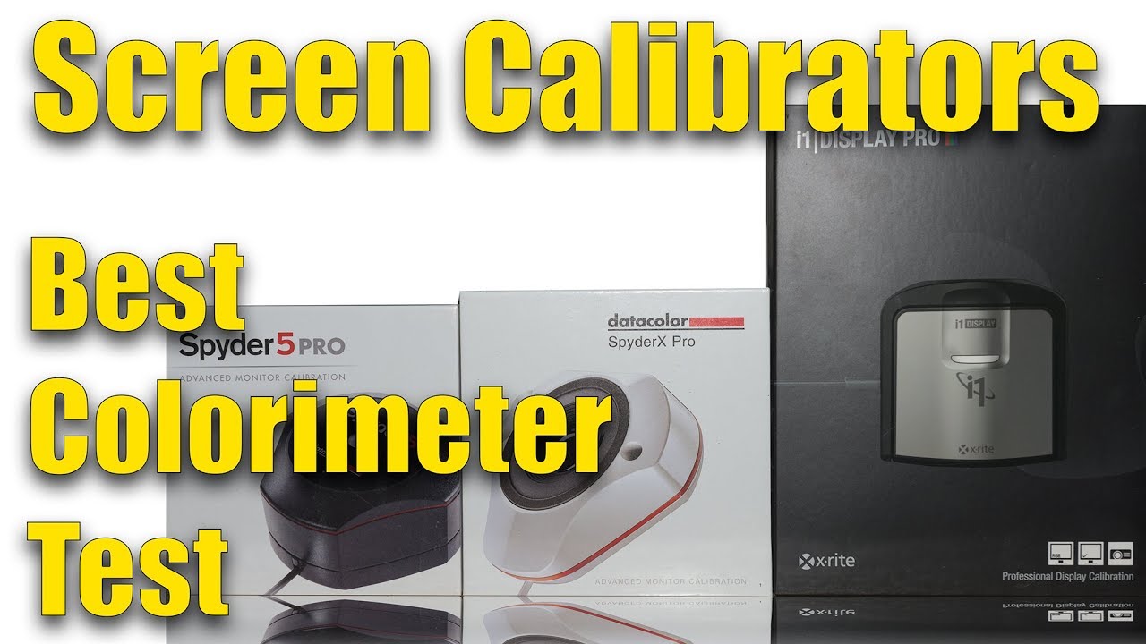 Screen Calibrators - A Level Playing Field Hardware Test of 3 Popular Colorimeters.