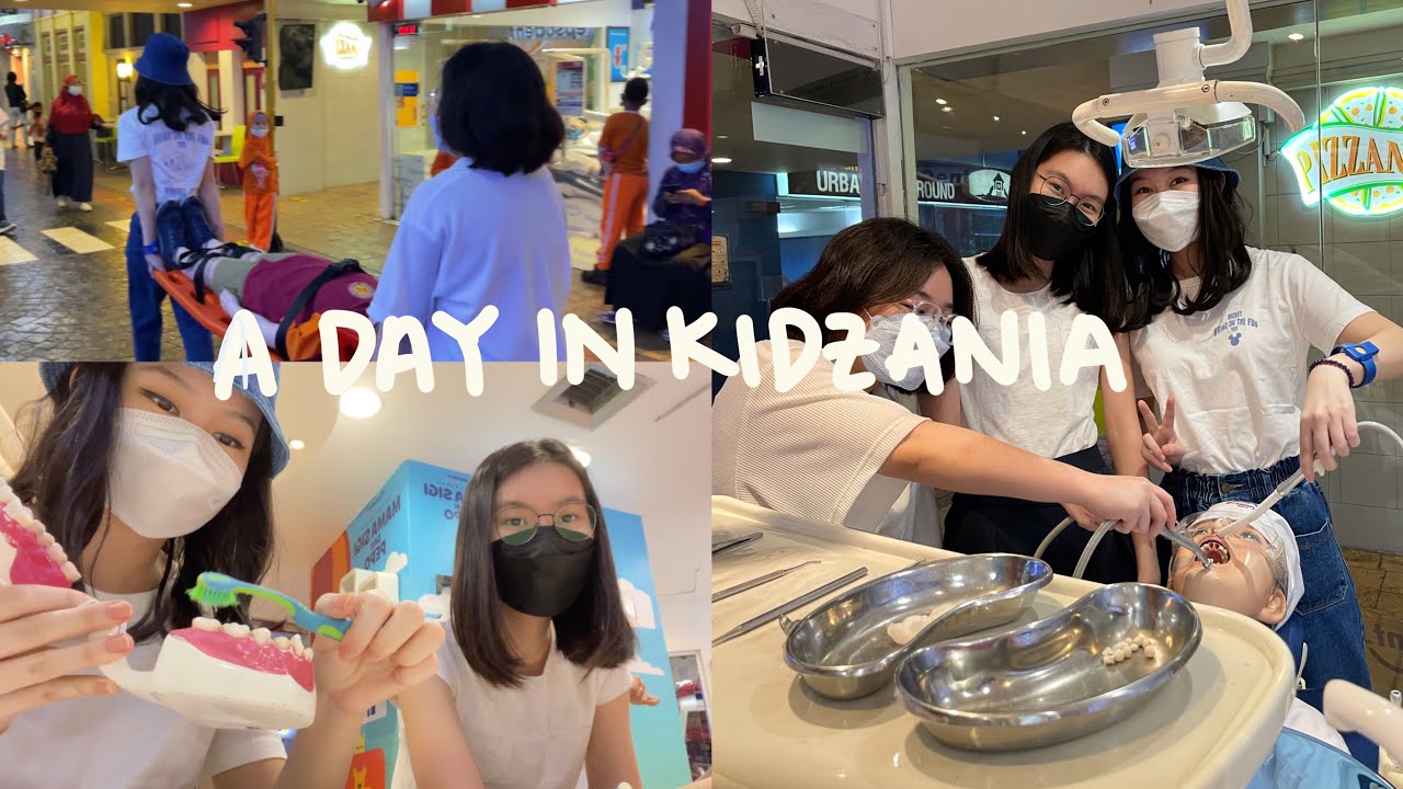 🦷🍯kidzania jakarta (a vlog) 🚒🔬 | teenzania @kidzania