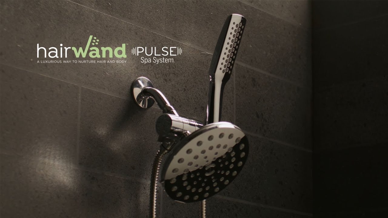 Waterpik&trade; HairWand Pulse Spa System with PowerPulse Massage