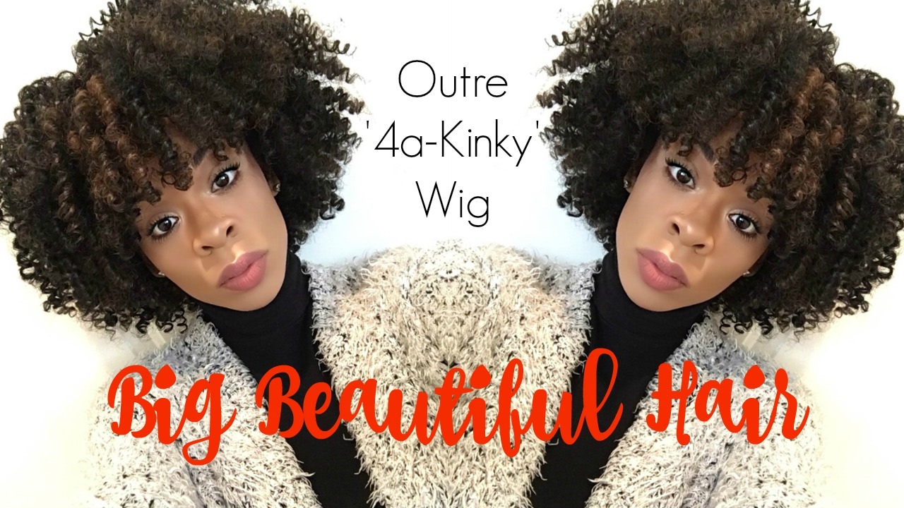 Outre Big Beautiful Hair '4a Kinky' Wig | Try-On/Tutorial