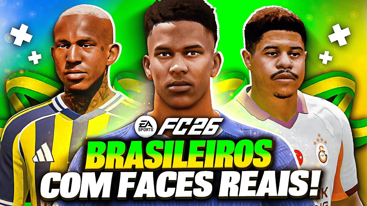 EA FC 26: ВСЕ БРАЗИЛЬСКИЕ ИГРОКАМИ С НАСТОЯЩИМИ ЛИЦАМИ 🇧🇷